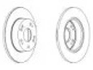 Комплект задніх гальмівних дисків (2 шт) Accord