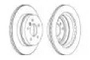 Комплект задніх гальмівних дисків (2 шт) на Seria 1, Seria 3, X1