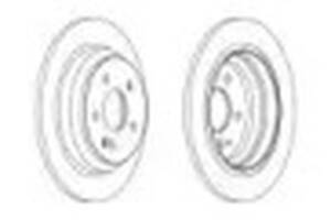 Комплект задних тормозных дисков (2 шт) на Vito