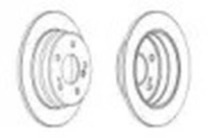 Комплект задних тормозных дисков (2 шт)
