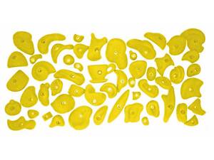 Комплект зачепів для скеледророма дитячого майданчика — 54 штуки