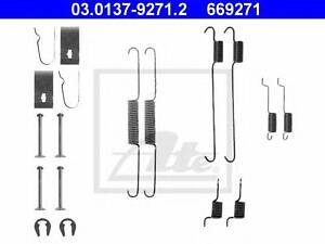 Комплектующие, тормозная колодка ATE 03013792712 на DAIHATSU CHARADE Mk III (G100, G101, G102)