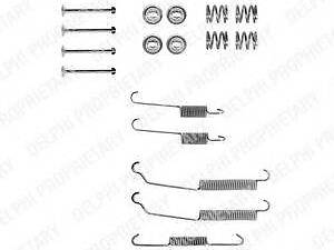 Комплектуючі, гальмівна колодка DELPHI LY1102 на PEUGEOT 205 (741A/C)