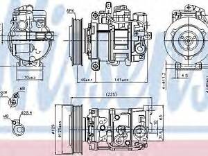 Компресор AI A 6S 6(04-)2.4 i V6(+)[OE 4F0260805H] NISSENS 89209 на AUDI A6 (4G2, C7, 4GC)