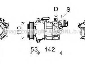 Компресор AVA QUALITY COOLING BWAK393 на BMW 1 (E81)