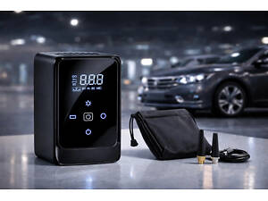 Компресор автомобільний Car Air Pump + павер банк+ фонарь Model:901А
