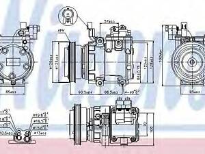 Компресор HY ELANTRA(00-)2.0 i 16V(+)[OE 977012D700] NISSENS 89286 на HYUNDAI TUCSON (JM)