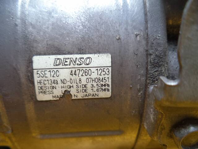 Компресор кондиціонера Denso 8831002400 Toyota Avensis (T27) (2,0-2,2 D) 2009-2017 (4472601253) (447260-1253) - Фото 3