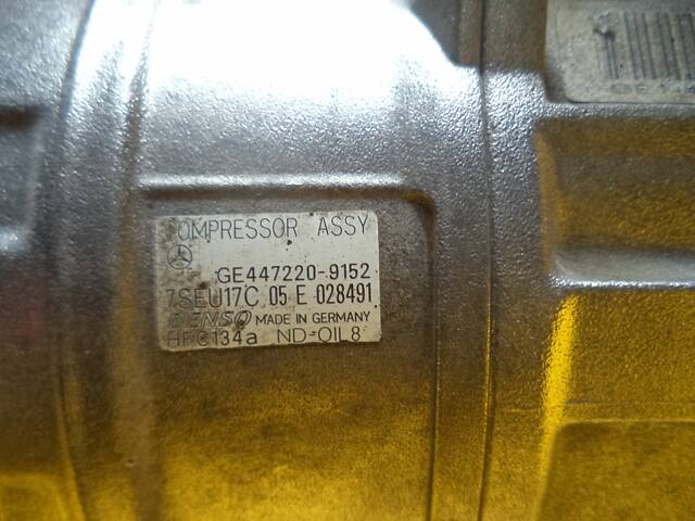 Компресор кондиціонера Denso A0002309011 Mercedes Vito (W639) (2,2 DCi) 2003-2014 (4472209152) (GE447220-9152) - Фото 4