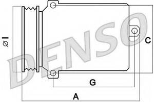 Компрессор кондиционера DENSO DCP02015 на AUDI A5 (8T3)