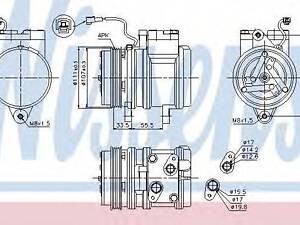 Компресор кондиціонера First Fit NISSENS 89275 на DAEWOO MATIZ (KLYA)