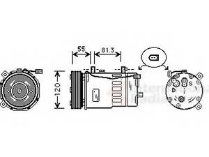 Компресор кондиціонера VAN WEZEL 0300K003 на VW CADDY Mk II (9K9A)