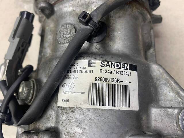 Компрессор кондиционера для Renault Captur 2 1.3 TCe /1.5 Blue dCi 2020-2023 - Фото 5