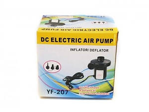 Компресор насос автомобільний для матраців 12 V Electric Air Pump YF-207