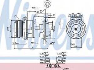 Компресор NISSENS 89413 на IVECO EuroTech MP