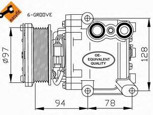 Компресор NRF 32724 на FORD FIESTA VI