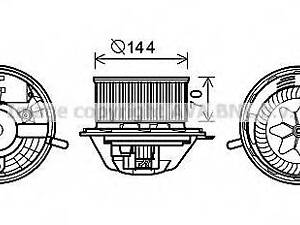 Компрессор салона AVA QUALITY COOLING BW8454 на BMW 3 Touring (E91)