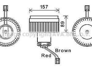 Компресор салону AVA QUALITY COOLING VO8176 на VOLVO S80 I седан (TS, XY)