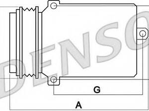 Компресори кондицiонерiв DENSO DCP02013 на AUDI A6 седан (4B2, C5)
