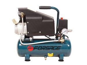 Компресор 9 л поршневий з прямим приводом (0,75 кВт,ресивер 9 л,8 барів,220 В) Forsage F-BM9L