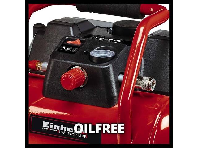Компресор акумуляторний Einhell TE-AC 36/6/8 Li Set OF (4020450) - Фото 4