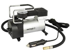 Компрессор автомобильный Wertvoll 12 V 150 PSI 8 A 100 Вт 37 л/мин сумка AC-2137