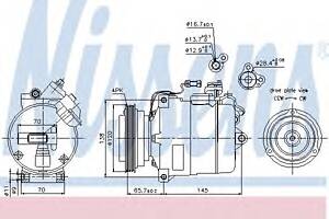 Компрессор кондиционера для моделей: AUDI (A4, A6,A6,A4), SKODA (SUPERB), VOLKSWAGEN (PASSAT,PASSAT,PASSAT,PASSAT)