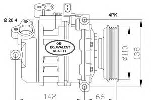 Компресор кондиціонера для моделей: AUDI (A6, A6, A4, A4)