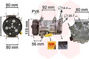 Компрессор кондиционера для моделей: CITROËN (C4, C4,C5,BERLINGO,BERLINGO,C3,C3,DS3,C4,DS3), PEUGEOT (307,307,307,307,2
