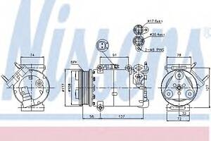 Компрессор кондиционера для моделей: FORD (GALAXY, S-MAX,MONDEO,MONDEO,MONDEO,C-MAX,GRAND-C-MAX,FOCUS,FOCUS,FOCUS)