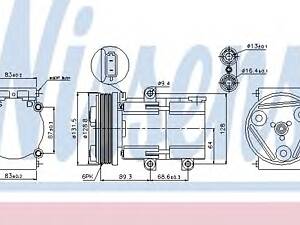 Компрессор кондиционера для моделей: FORD (MONDEO, MONDEO,MONDEO,MONDEO,MONDEO,MONDEO,MONDEO,MONDEO,MONDEO), JAGUAR (X-