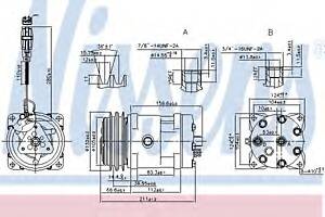 Компрессор кондиционера для моделей: MAN (G, L,M,F,M,F,M,TGA,E), VOLVO (FL)