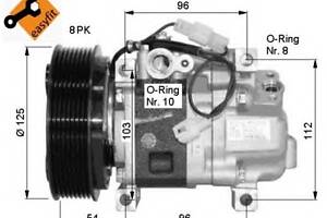Компрессор кондиционера для моделей: MAZDA (6, 6,6,3,3,5)