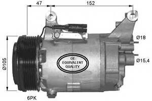 Компрессор кондиционера для моделей: MINI (COOPER, CABRIO,COOPER)