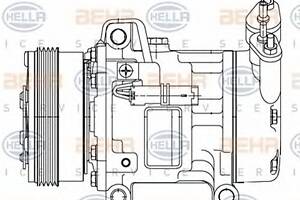Компрессор кондиционера для моделей: PEUGEOT (206, 206)