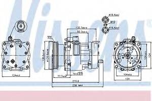 Компрессор кондиционера для моделей: ROVER (400, 200,400,200)