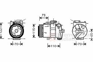 Компрессор кондиционера 7600K018