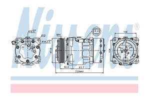 Компрессор кондиционера 89032