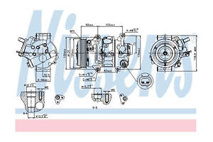 Компрессор кондиционера 89314