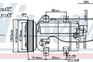 Компрессор кондиционера AUDI A6 C4 (4A5) / AUDI 80 B4 (8C2) 1988-2005 г.