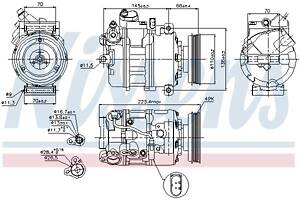 Компрессор кондиционера AUDI A6 C5 (4B5) / AUDI A4 B6 (8E5) 1997-2005 г.