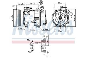 Компрессор кондиционера DACIA DUSTER / DACIA SANDERO 1998-2018 г.