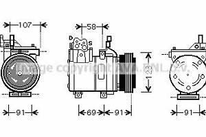 Компрессор кондиционера HYAK161