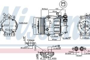 Компрессор кондиционера MAZDA 3 (BK) / VOLVO C30 (533) 1995-2016 г.