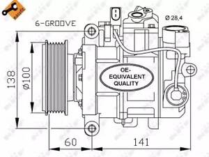 Компрессор кондиционера A4, A5, A6, A8, Exeo, Q5