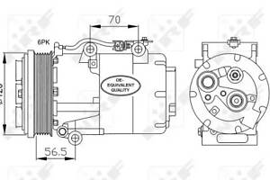 Компрессор кондиционера на C-MAX, C30, Focus, Kuga, S40