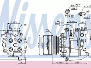 Компрессор кондиционера на Civic, FR-V