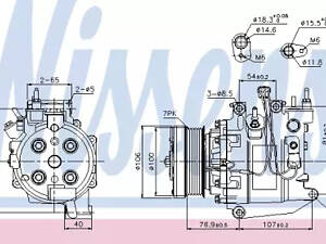 Компрессор кондиционера на Civic