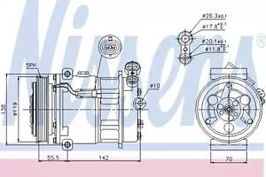 Компрессор кондиционера на Signum, Vectra C