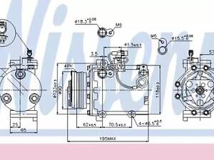 Компрессор кондиционера на SX4, Sedici, Swift